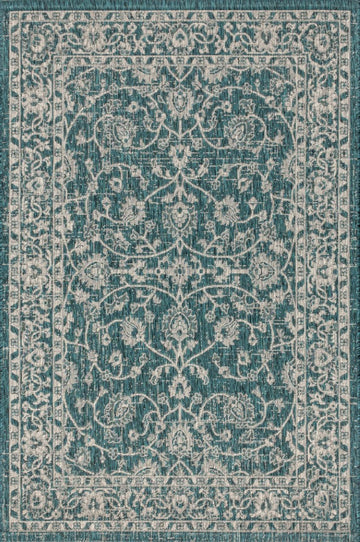 Palazzo Vine And Border Textured Weave Indoor/outdoor Area Rug